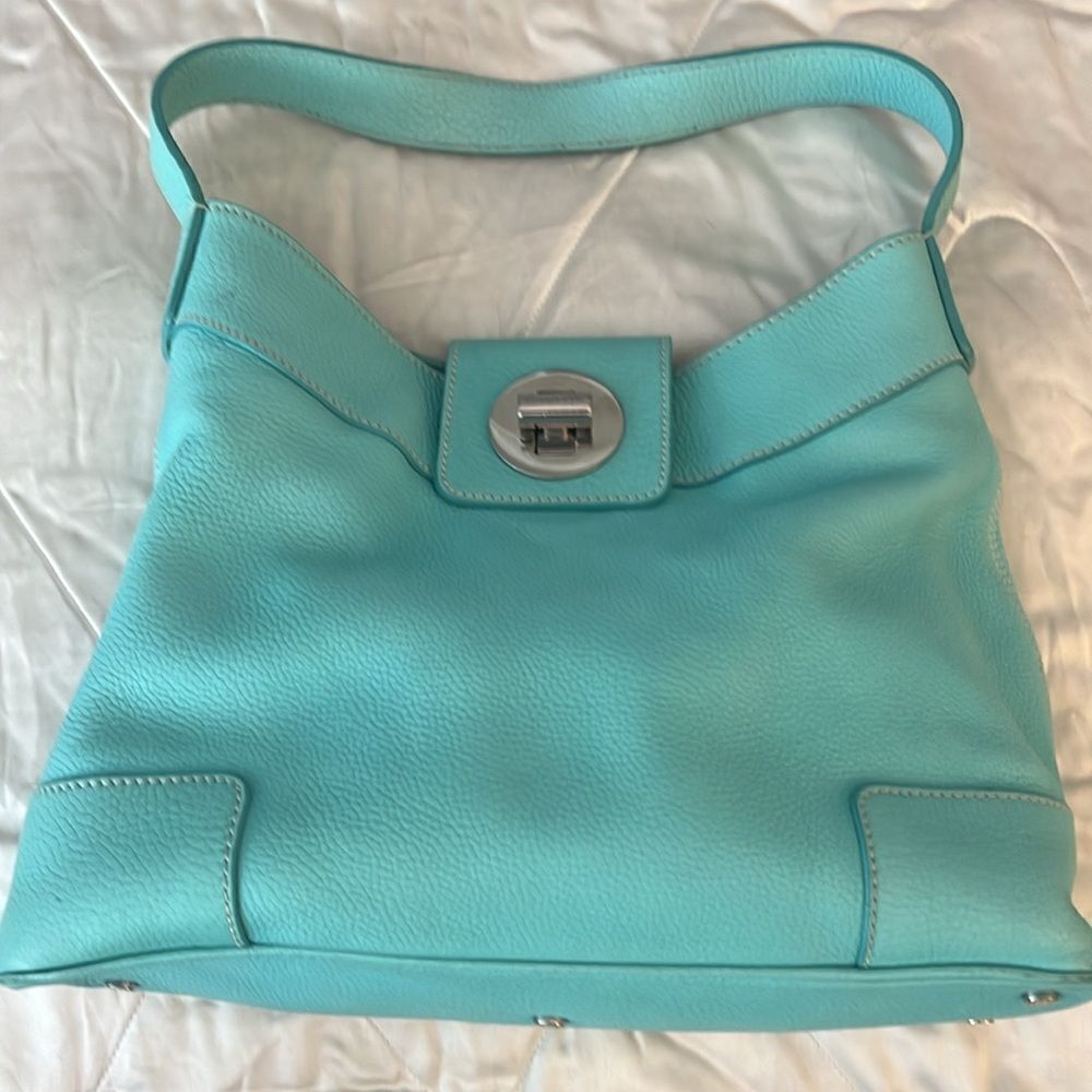 Tiffany & Co Ellis Blue Hobo Bag - Picture 6 of 14